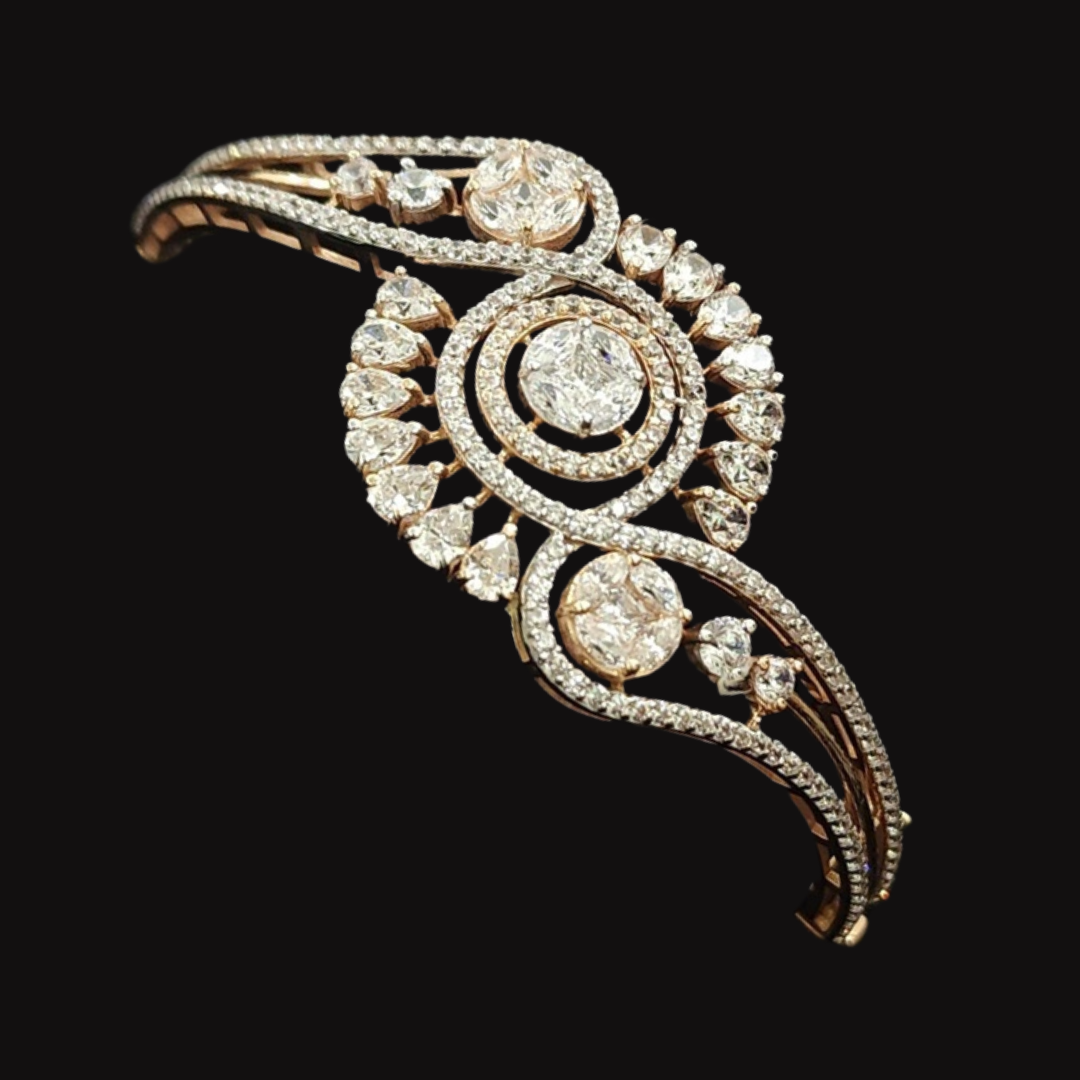 Kimtee Jewellers - Petal Shine Gold Kada